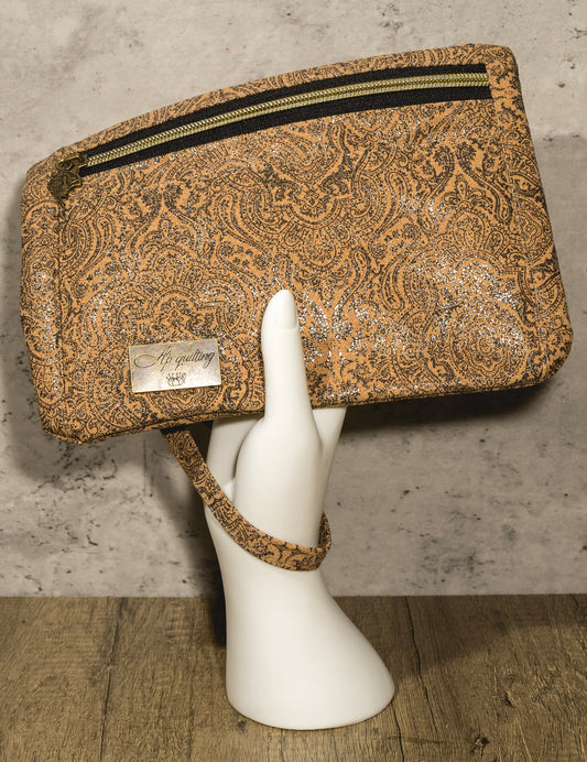 Amplector Wristlet - Paisley Cork - Small